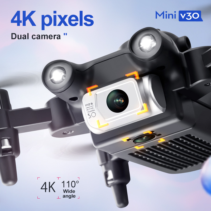 Mini V30 WiFi FPV Drone With 4 - Drone Racing Camera のレビューと価格