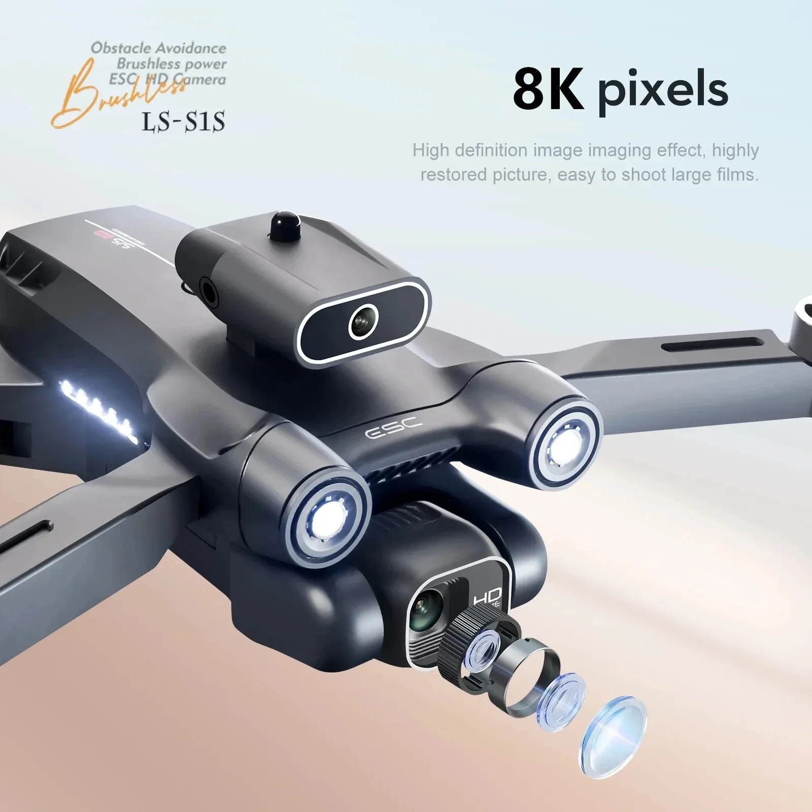 New S1S 5G GPS Drone Camera 8K - Drone Racing Camera のレビューと価格