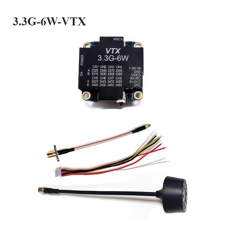 3.3G 4W/6W  FPV VTX VRX Transm - Drone Racing Receiver のレビューと価格