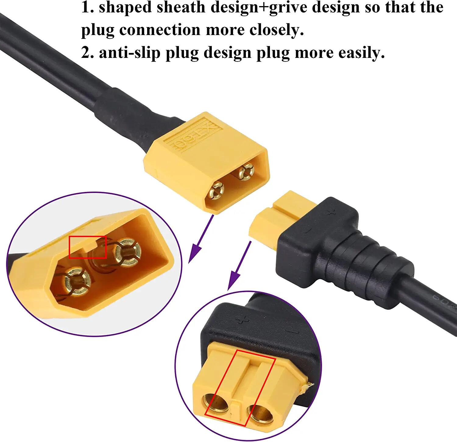 XT60 Adapter Cable XT60 Male t - Drone Racing Gate のレビューと価格