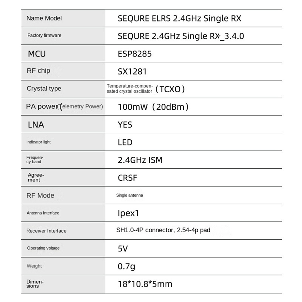 A56G-SEQURE ELRS 2.4GHz Single - Drone Racing Charger のレビューと価格