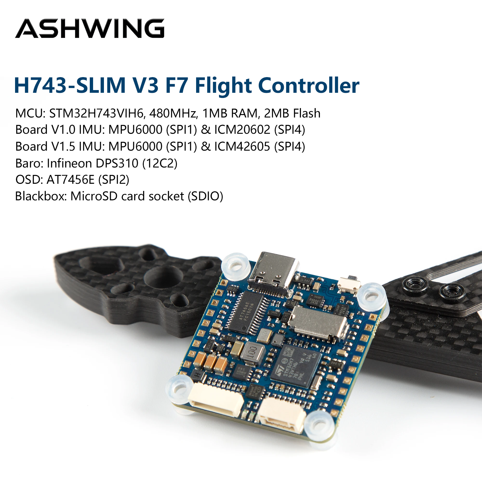H743-SLIM V3 Flight Controller - Drone Racing Flight Controller のレビューと価格