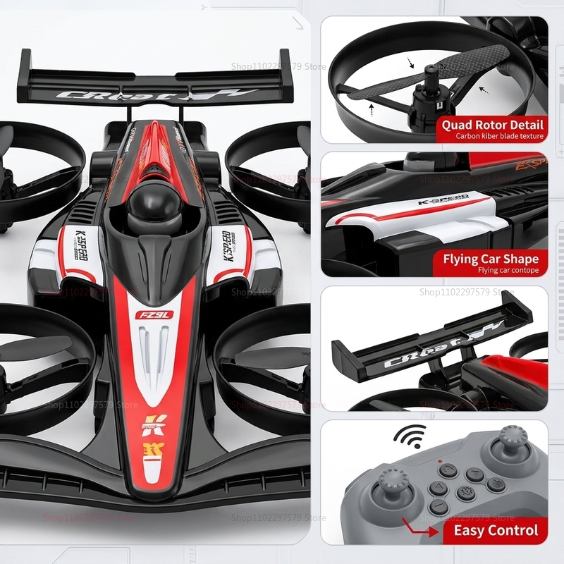Mini RC Flying Car Transformab - Drone Racing Charger のレビューと価格
