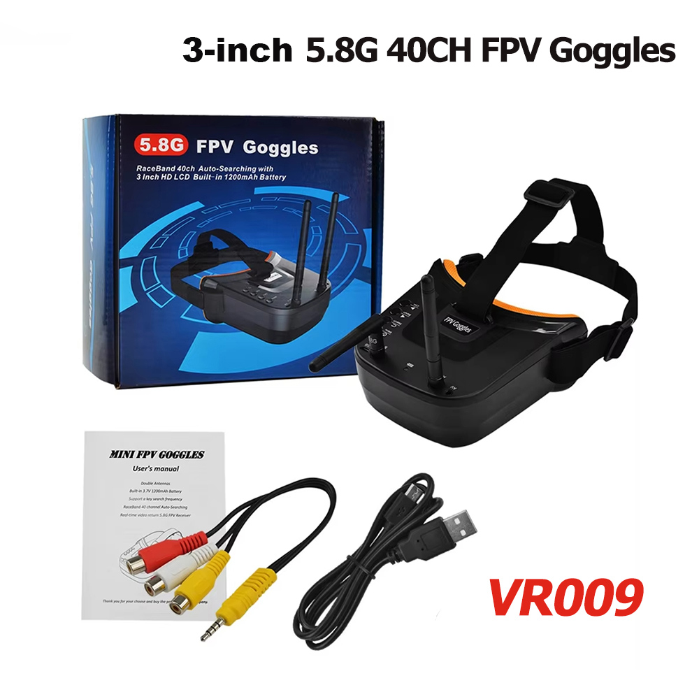 VR009 FPV Video Goggles 3Inch  - Drone Racing Goggles のレビューと価格